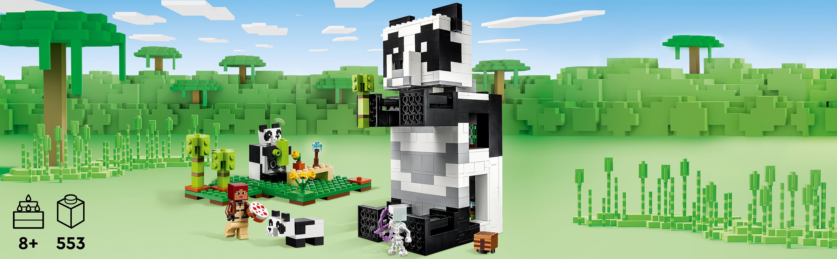 Minecraft s oblíbenými herními pandami